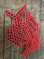 lego 6629 lot de 15 pièces Red Technic, Liftarm,