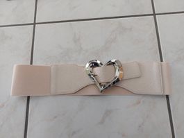 Gurt neu mit Herzschnalle elastisch