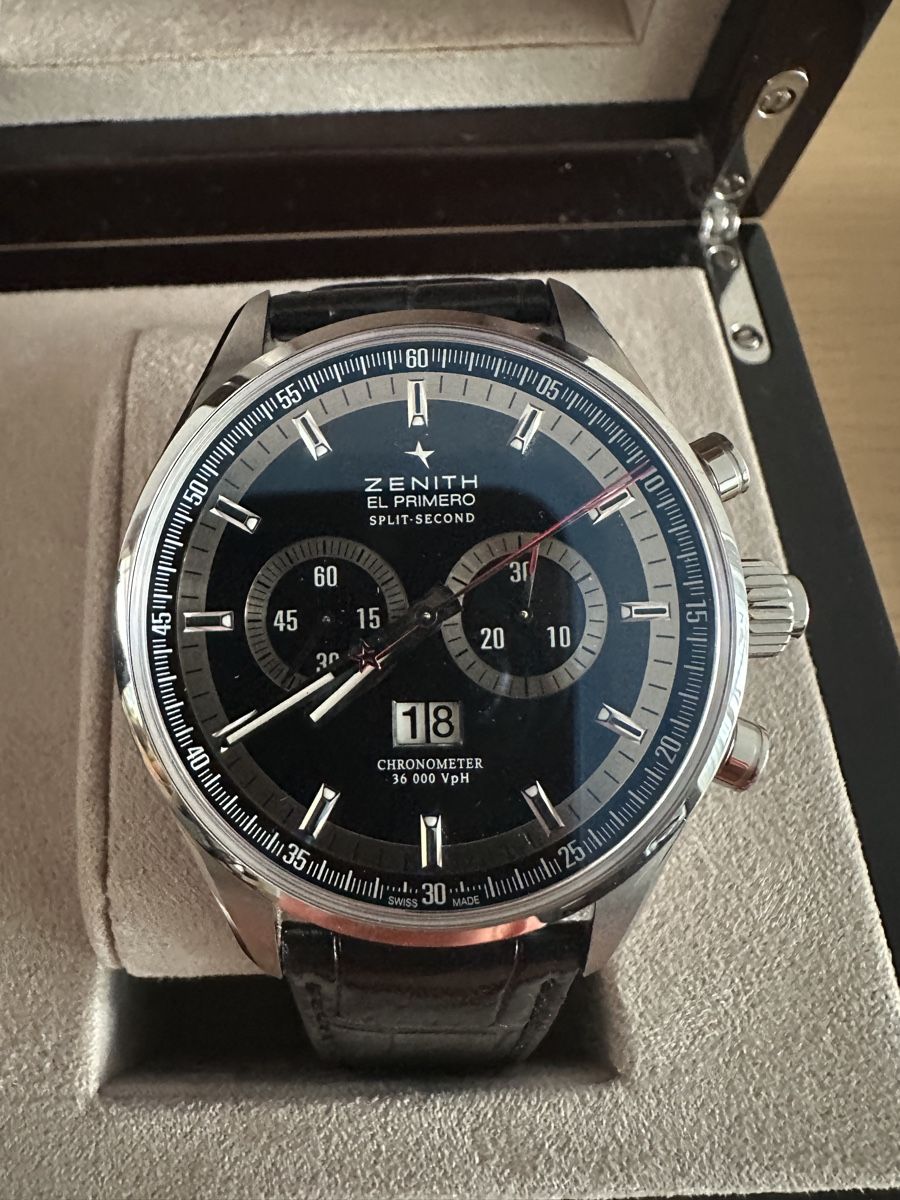Zenith Montres: Zenith El Primero Chronograph Split Second Uhr Herren Neu – Neuf avec emballage d'origine à Stansstad par Dalmatinerhjf 1