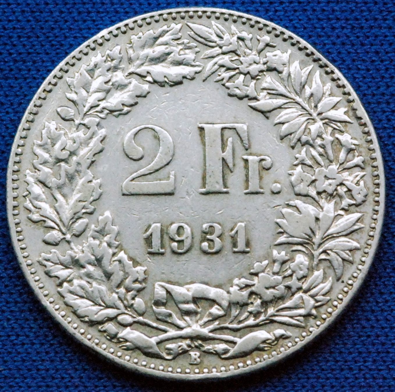 Tutti le monete: Silberner 2.- Jg. 1931, Rar – Usato da Mühlethal venduto da sowato