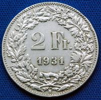 Silberner 2.- Jg. 1931, Rar