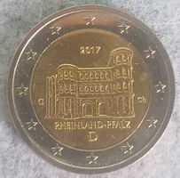 ALEMANIA - DEUTSCHLAND - 2 EURO 2017 G, RHEINL.- PFALZ - UNZ