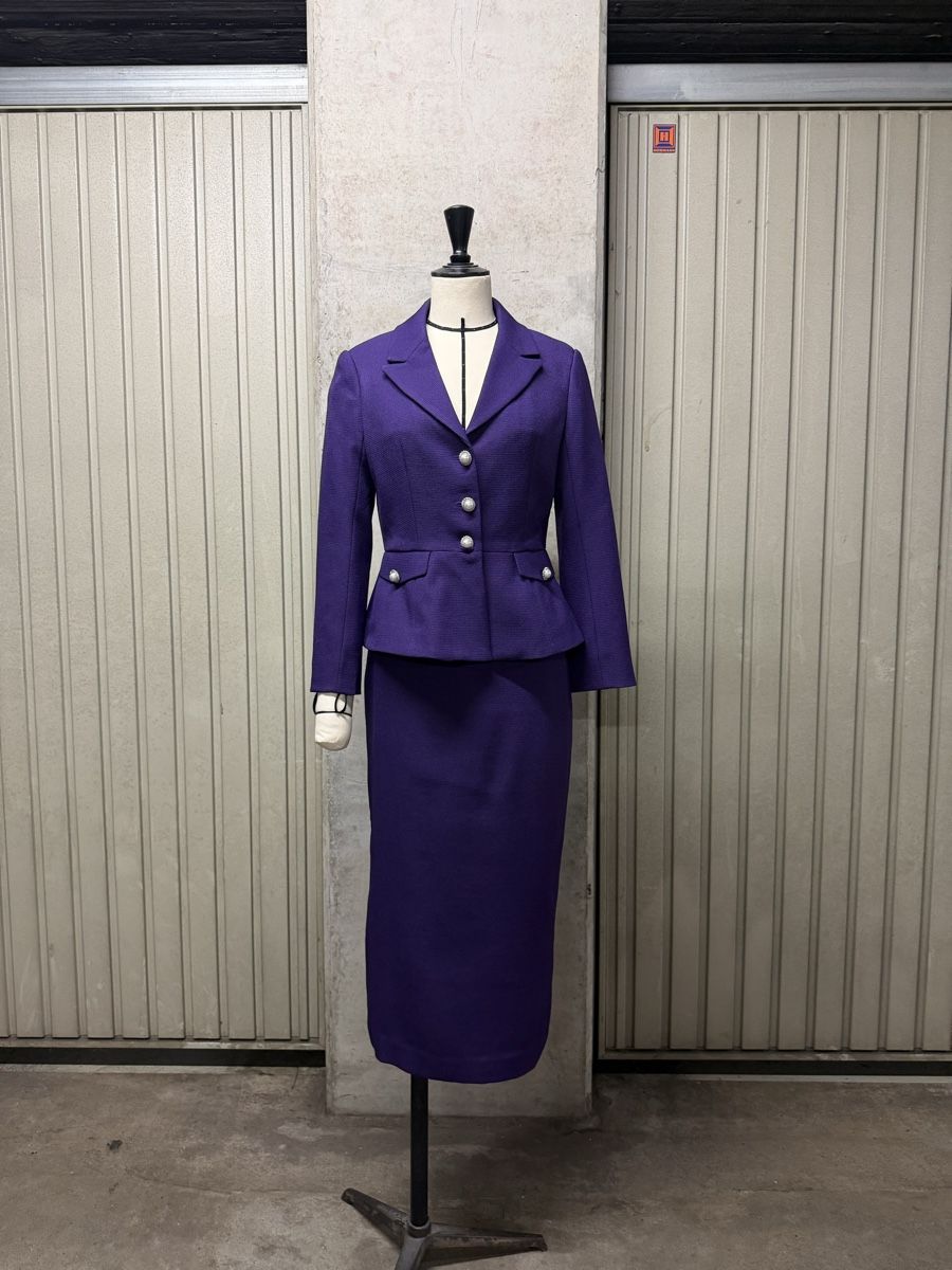 Anzüge & Kostüme: ENSEMBLE VESTE ET JUPE CRAYON SIXDO VIOLET  – Neu (gemäss Beschreibung) aus Petit-Lancy von phikipi 8