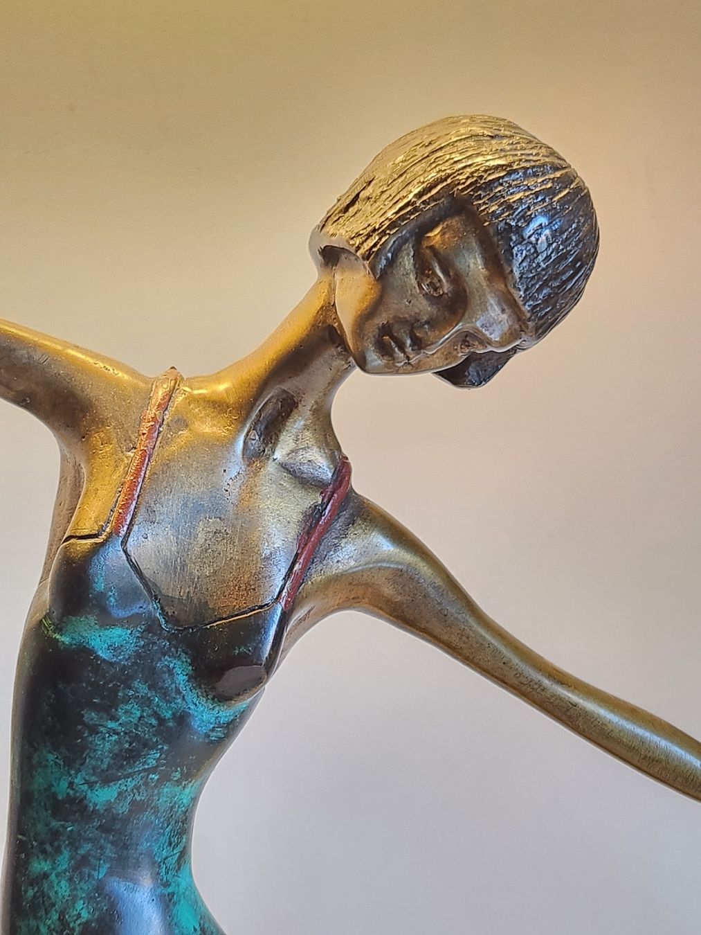 Sculture & Statue: Art Déco Tänzerin Figur Skulptur – Usato da Zürich venduto da BAENZERINO 1