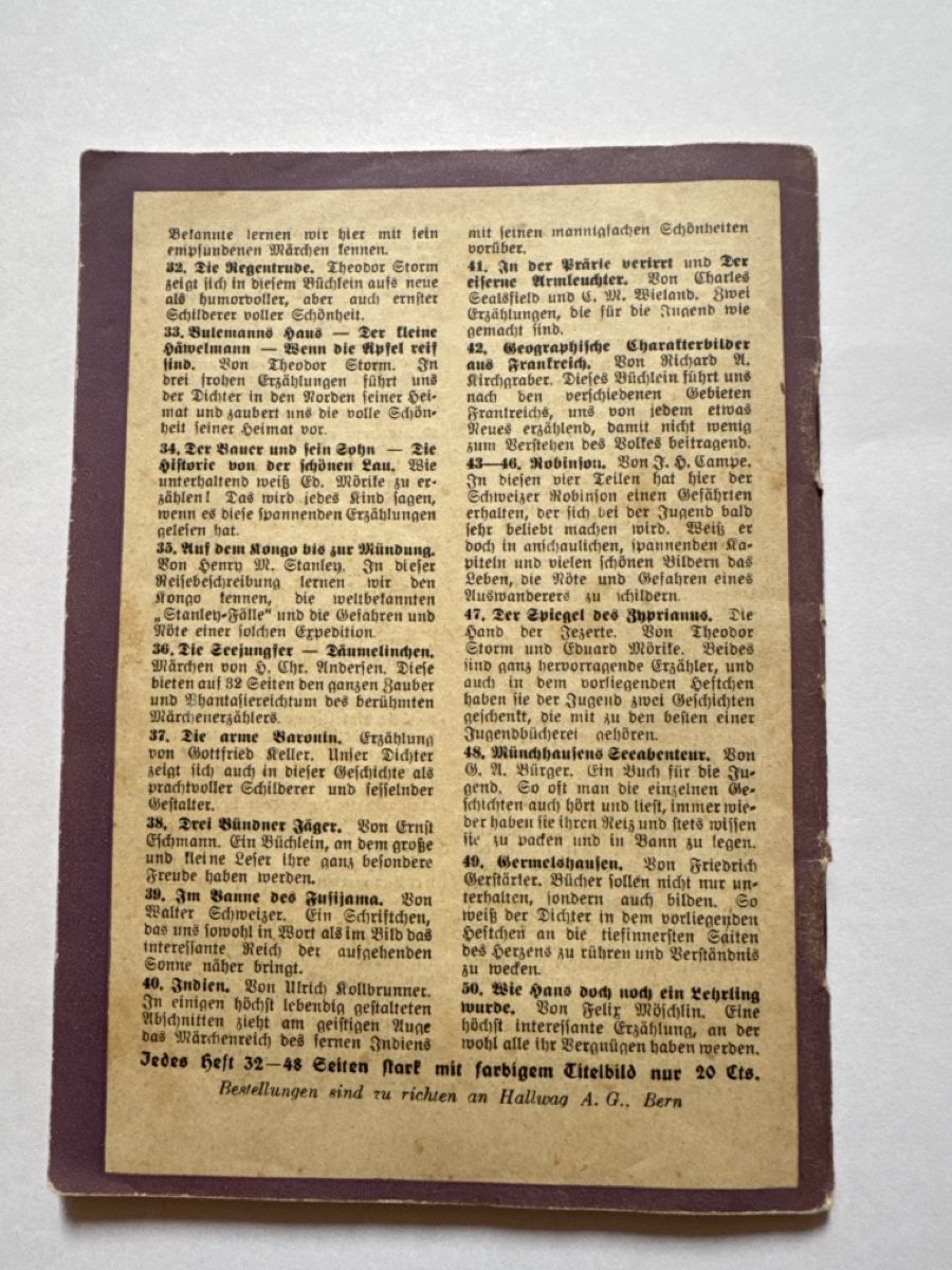 Zeitschriften & Magazine: Heft Nr. 2 Schweizer Jugendschriften – Gebraucht aus Hombrechtikon von Froeschli9 1