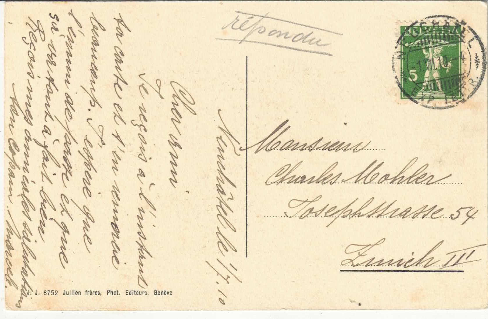 Cartoline postali: Pecheur a l'Epervier - Fischer am Fluss – Usato da Ettingen venduto da Kartenplanet 1