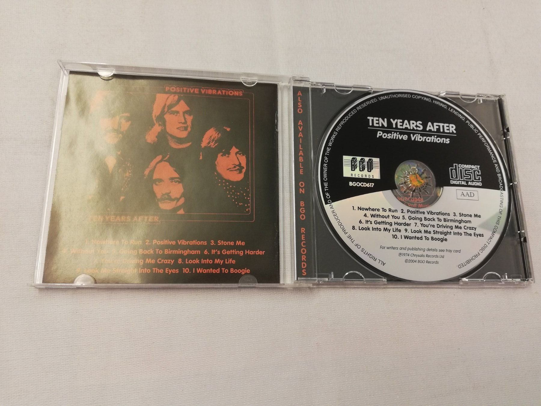CD: TEN YEARS AFTER - POSITIVE VIBRATIONS – Usato da Bern venduto da Vinylsound.ch 2
