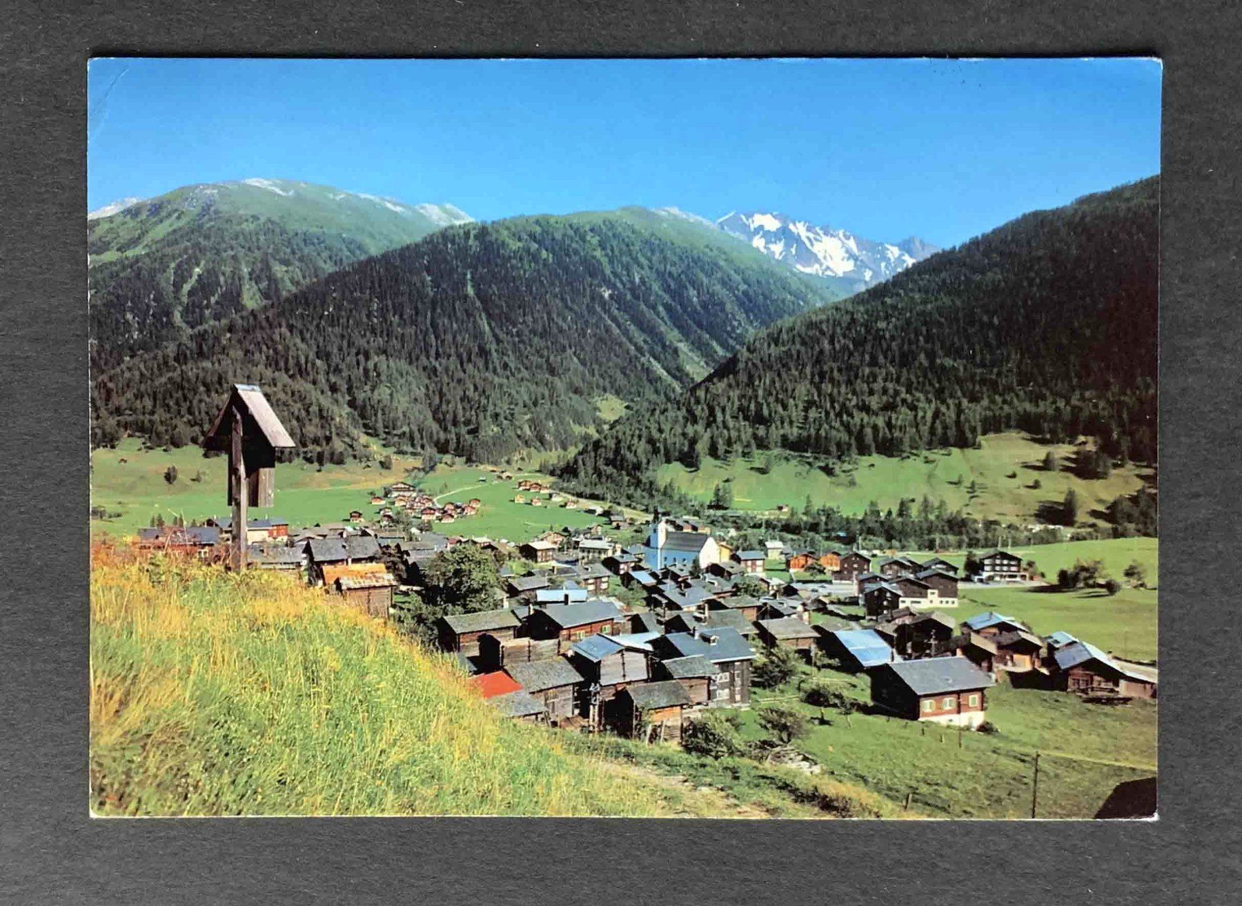 Cartoline postali: AK Reckingen im Goms – Usato da Goldau venduto da artelier1