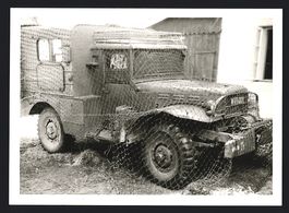 3 Fotografien Funkwagen Dodge WC, Bundes