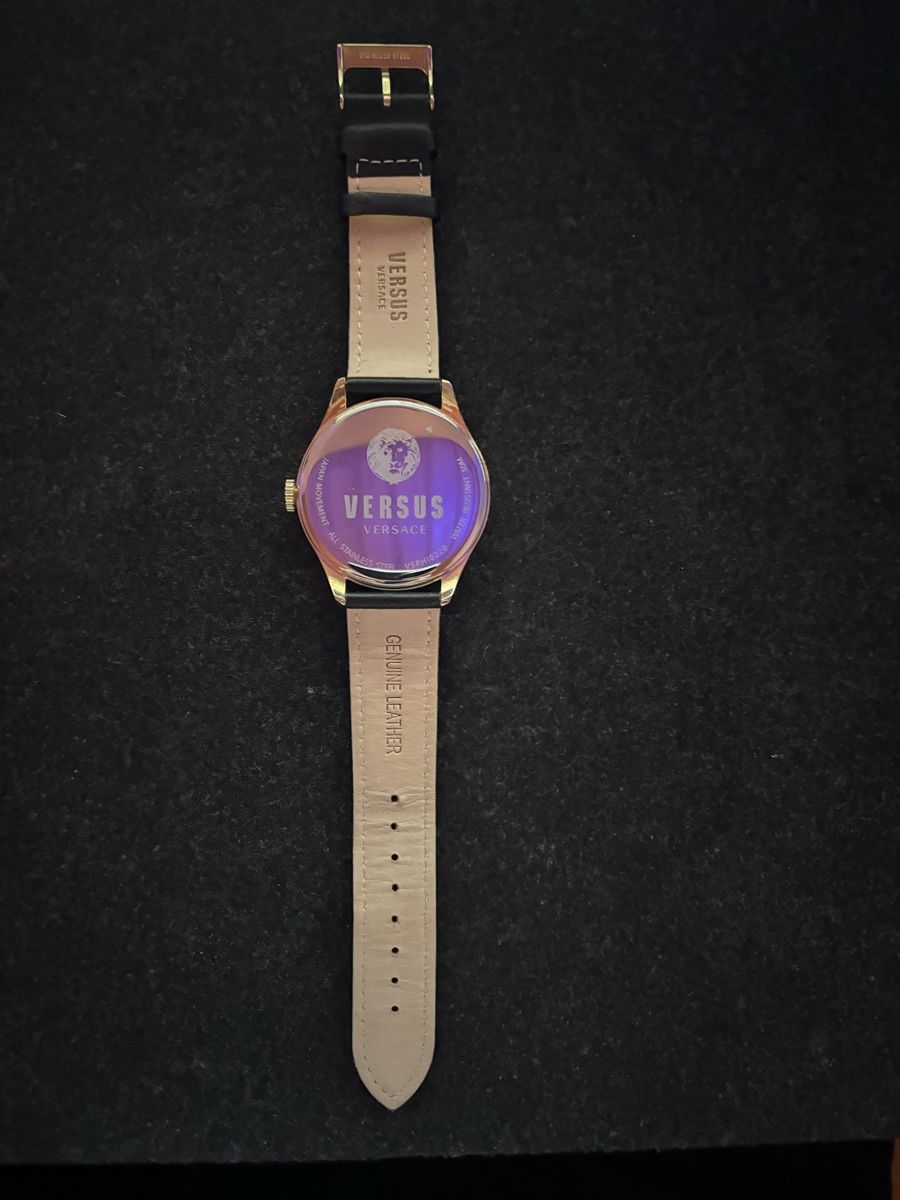 Versace Uhren: Montre Versus Versace, bracelet cuir – Gebraucht aus Lully FR von VL_1470 2