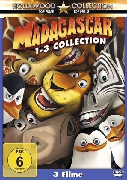 Tutti i DVDs: Madagascar / Madagascar 2 / Madagascar 3 – Nuovo e nell'imballaggio originale da Eschen venduto da 33shaggy33