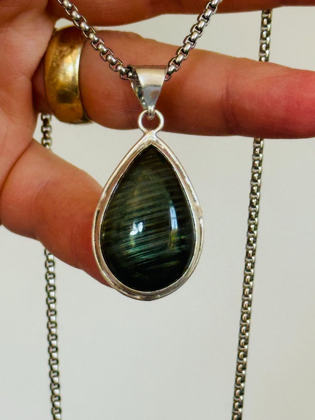 Ketten: Labradorite Gemstone Handmade Jewelry necklace – Neu und originalverpackt aus Genève von AGBERG 3