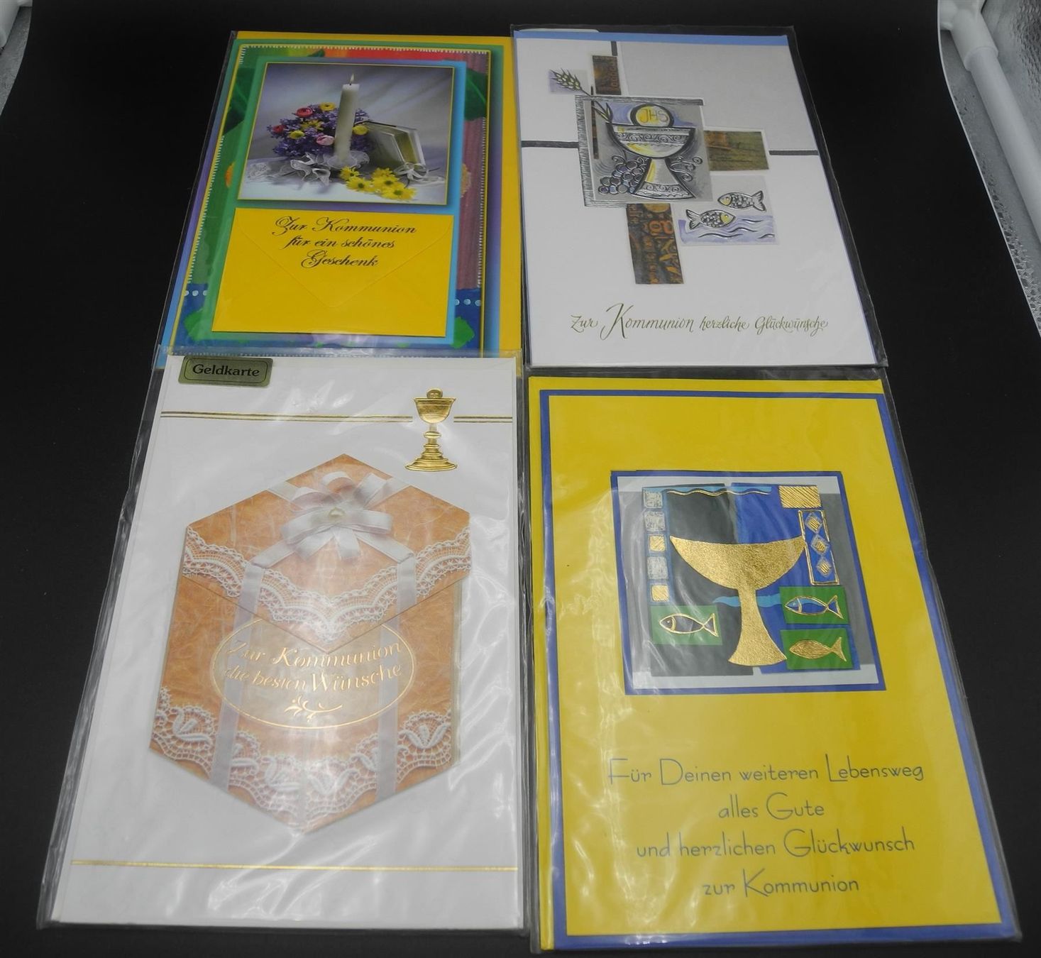 Cartoline: 4 Kommunionkarten, Nr. 310 – Nuovo e nell'imballaggio originale da Kottwil venduto da Crazyrolf