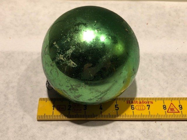 Tutte le decorazioni: Kleine, antike, grüne Weihnachtskugel – Usato da Gossau/ZH venduto da amazonas66 2