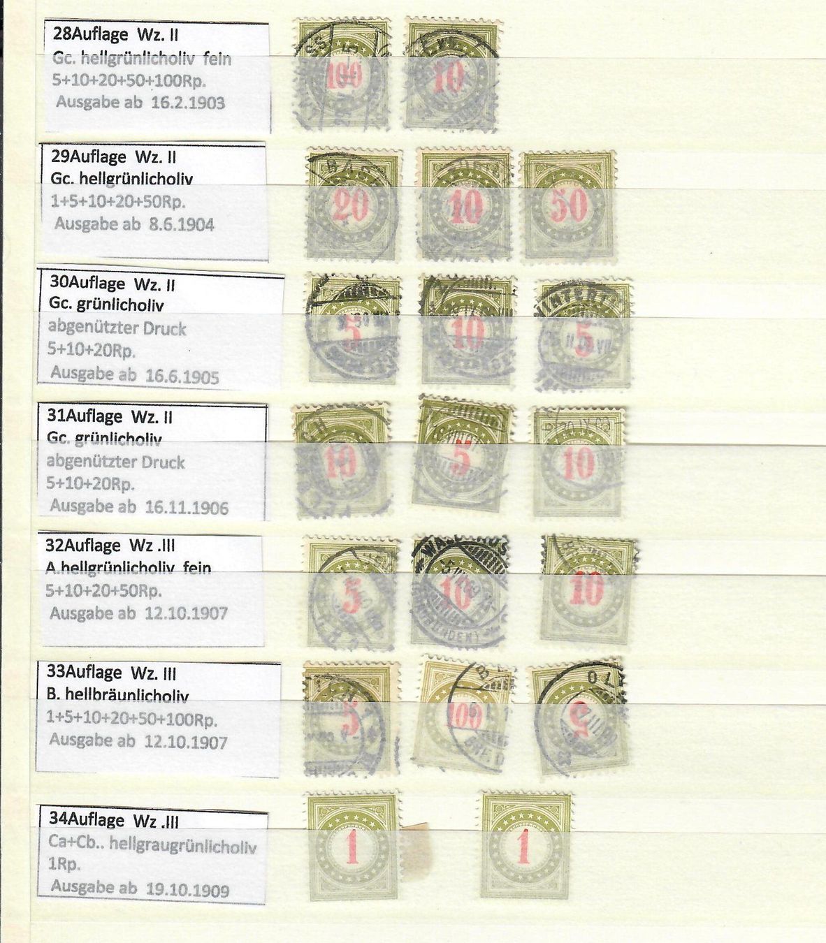 Alle Briefmarken: Portomarken leicht selber bestimmen – Neu (gemäss Beschreibung) aus Endingen von briefmarkenmeier57 3