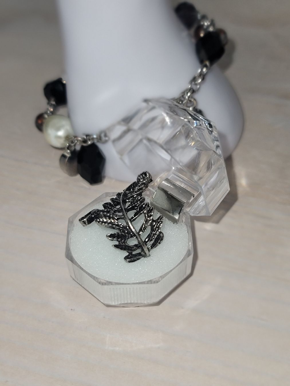 Ringe: Blatt Ring, Silbern Vintage Stil, Sommer Schmuck, ethno, erd – Gebraucht aus Zollikerberg von Nice_Name 8