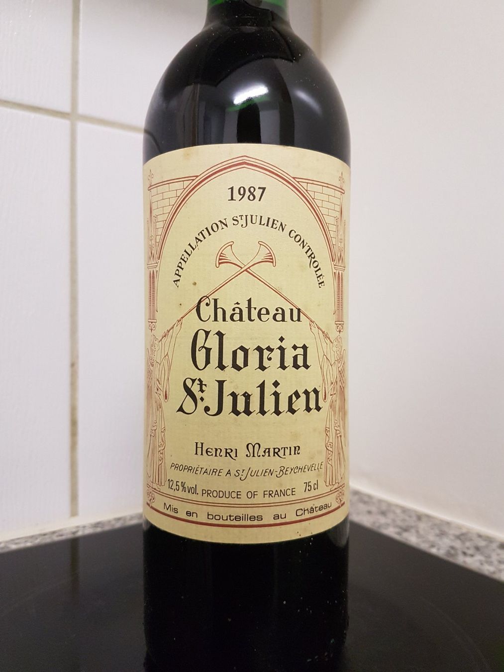 Wein: Chateau Gloria 1987 – Neu (gemäss Beschreibung) aus Grenchen von poggione 1