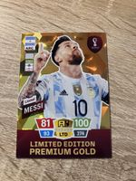 Panini Adrenalyn WM 2022 Lionel Messi Premium Gold Limited