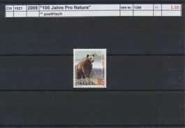 2009 "100 Jahre Pro Natura", ** postfrisch