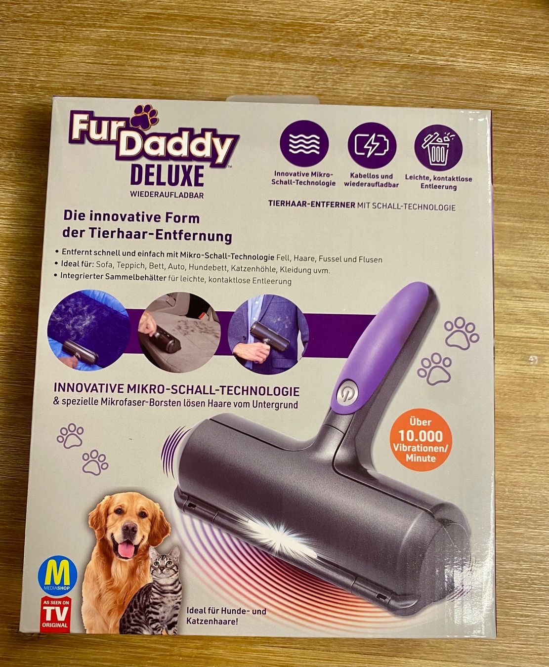 Sonstiges für Haushalt & Wohnen: FurDaddy Deluxe Tierhaarentferner wiederaufladbar neu – Neu und originalverpackt aus Grenchen von glamourlady