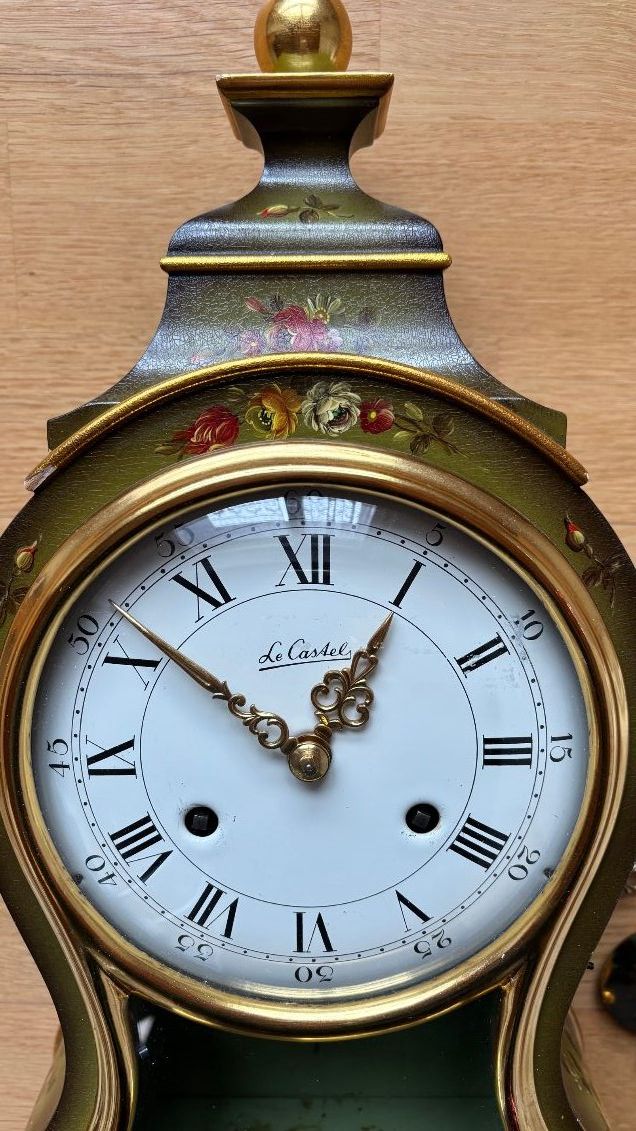 Orologi da terra & Orologi da parete: Antike Le Castel Pendule, grün gold – Usato da Münchenbuchsee venduto da sparky_777 1