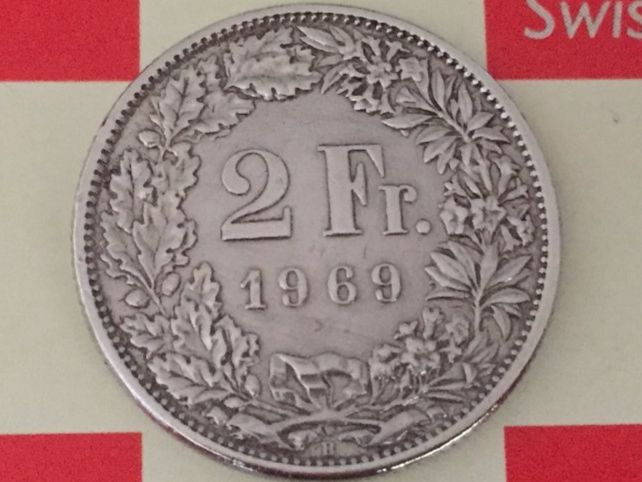 Toutes les monnaies: 2 Franken 1969 ss-vz – D'occasion à Elsau par herbybay