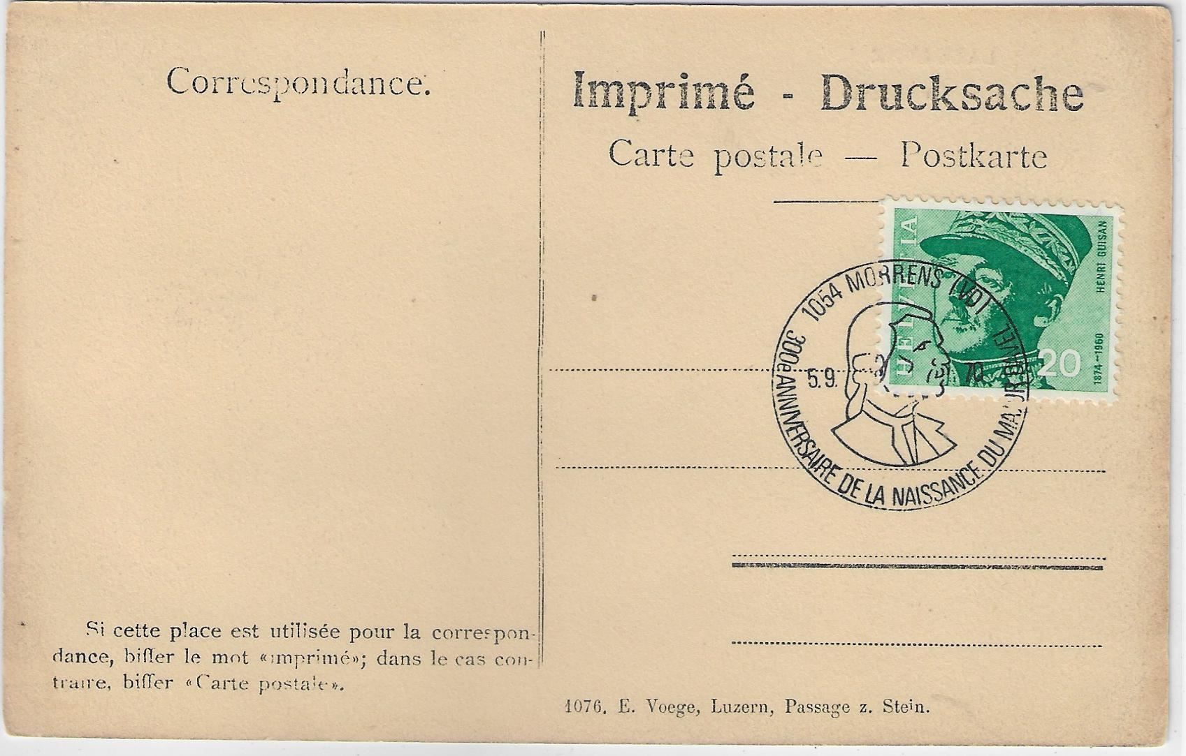 Cartes postales: Lausanne - Le Chateau – Antique à Ettingen par Kartenplanet 1