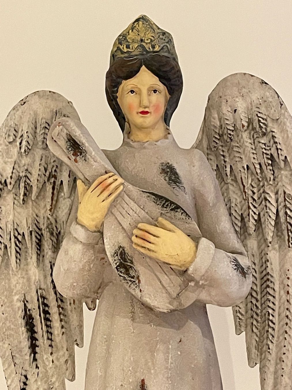 Statuette: Grosse Engelfigur mit Mandoline/Neu – Nuovo e nell'imballaggio originale da Volketswil venduto da rubin74 2