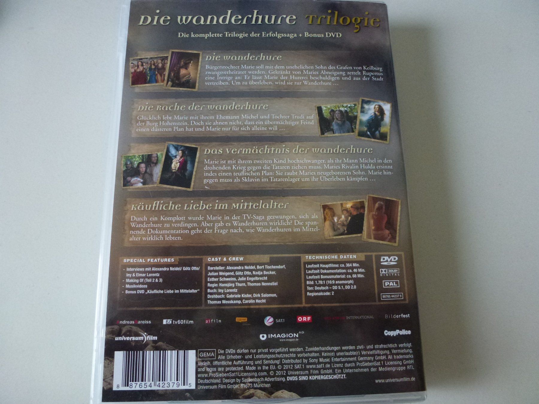 Alle DVDs: Die Wanderhure - Trilogie (4 DVDs) – Neu (gemäss Beschreibung) aus Bern von Frebo 1