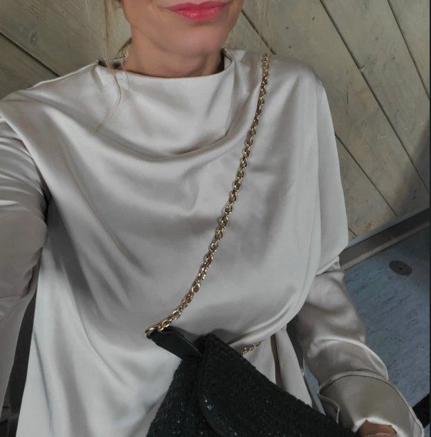 H&M Camicette: Bluse H&M in S glänzend – Usato da St. Moritz venduto da ang_9drt 1