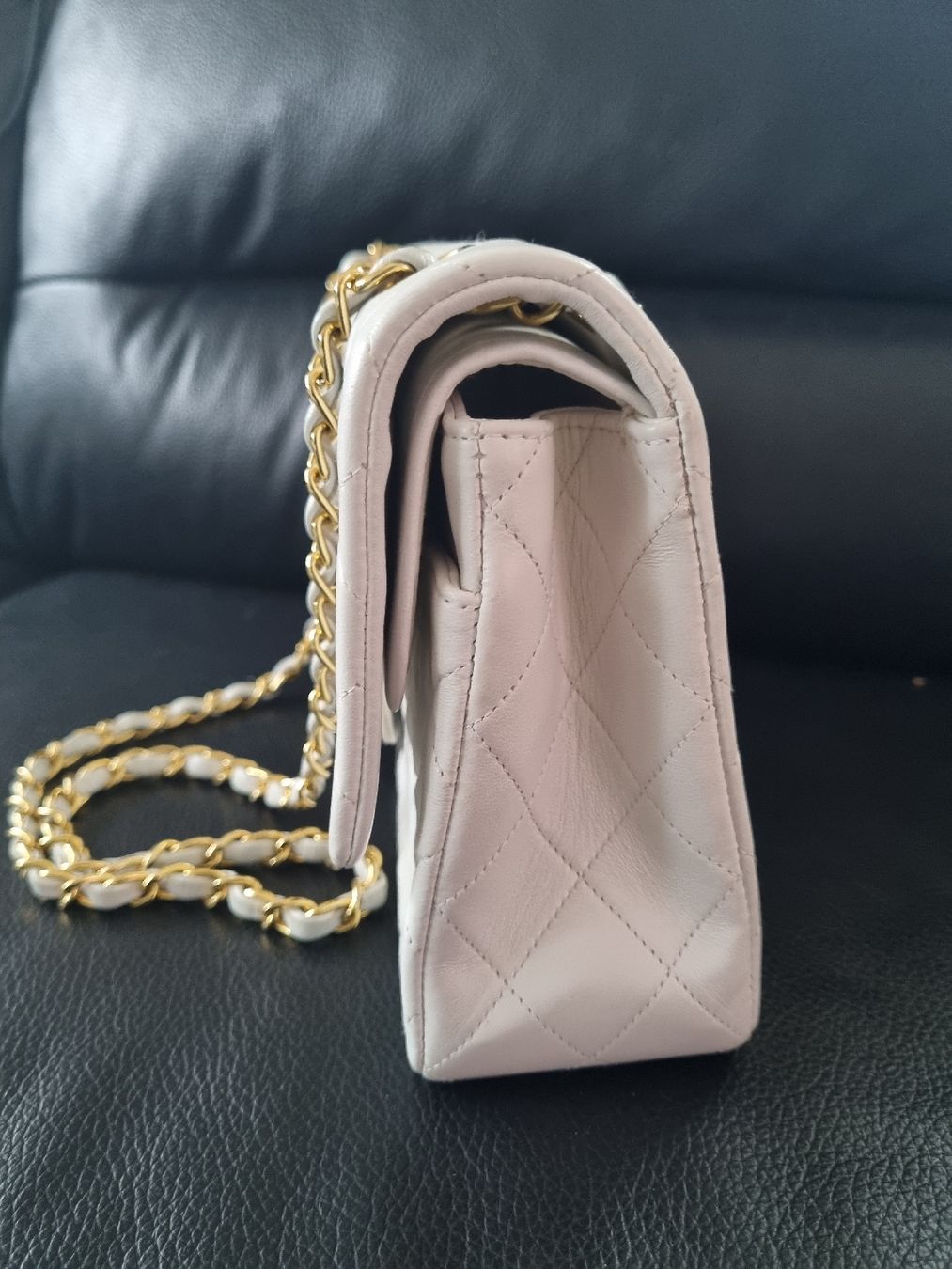 Chanel Taschen für Damen: Authentic Classic Handbag, white / Gold – Gebraucht aus Zürich von Stila17 4