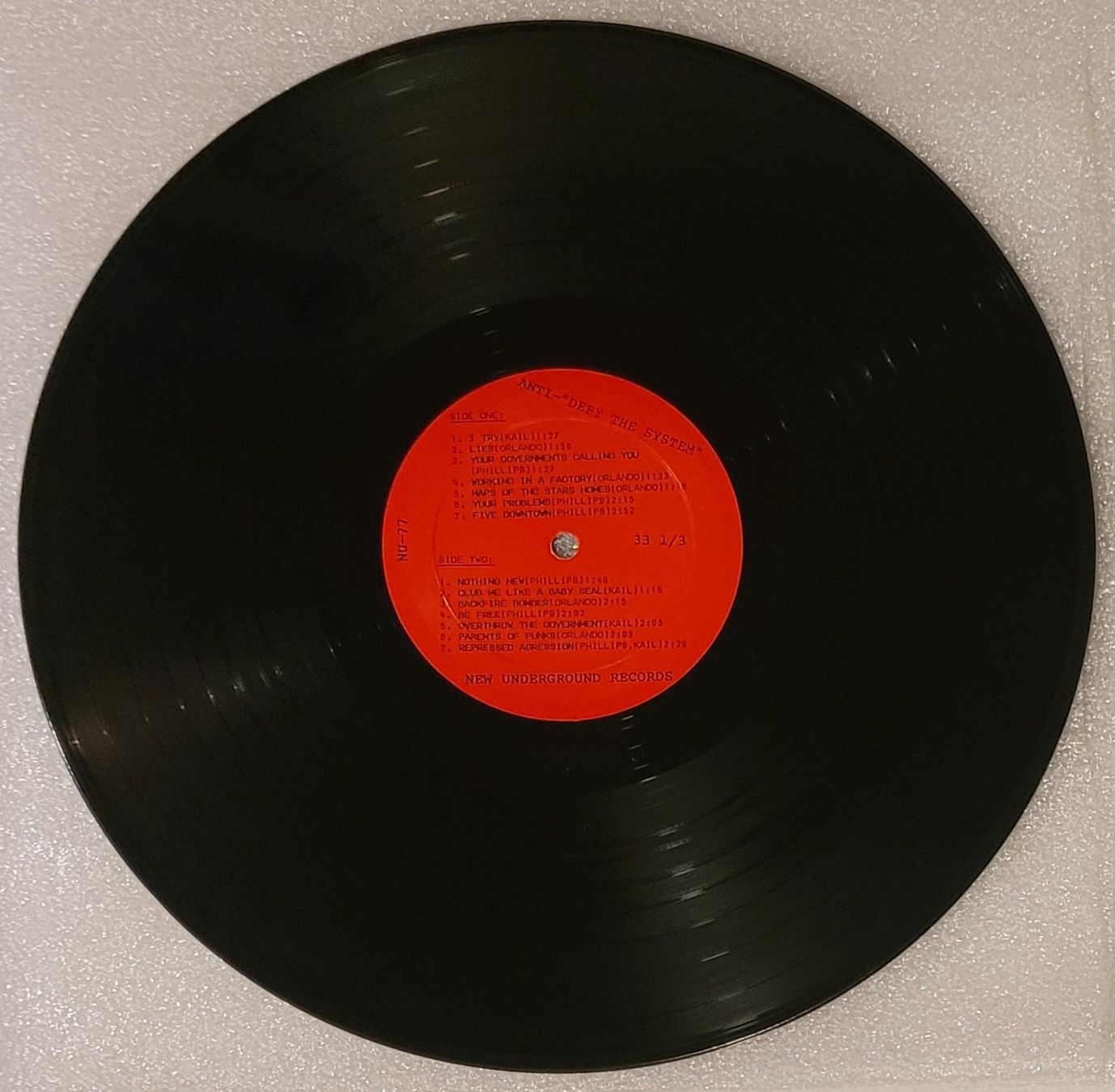 Schallplatten: ANTI - Defy The System – Gebraucht aus Zürich von Avd 6