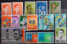 Nedl. Antillen Lot alte Werte III **