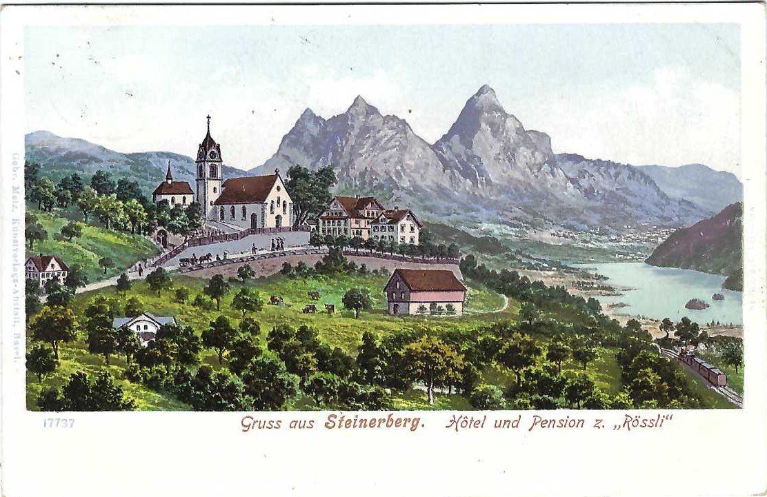 Cartoline postali: Steinerberg, Rössli – Usato da Bürglen UR venduto da Tellbike