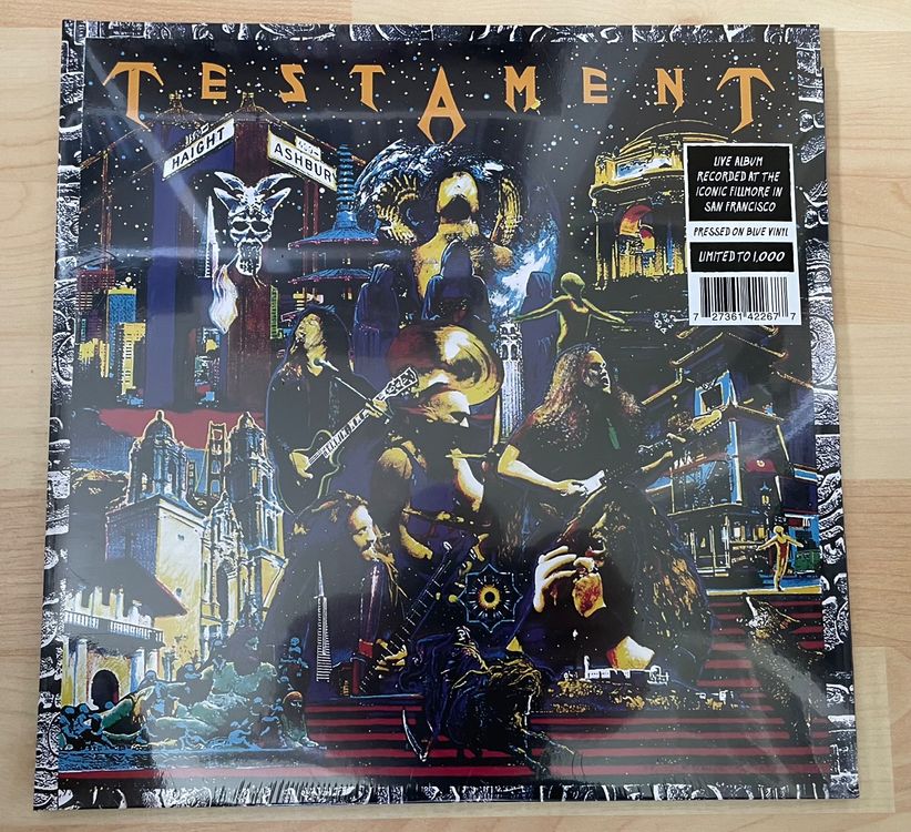 Testament Live At The Fillmore Blaues Vinyl Ltd 1000 Kaufen auf Ricardo