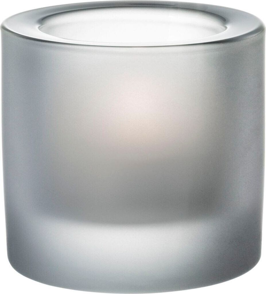 Iittala Portacandele: 3 x Iittala Kivi: Windlicht matt 6cm – Nuovo e nell'imballaggio originale da Mönchaltorf venduto da godetra