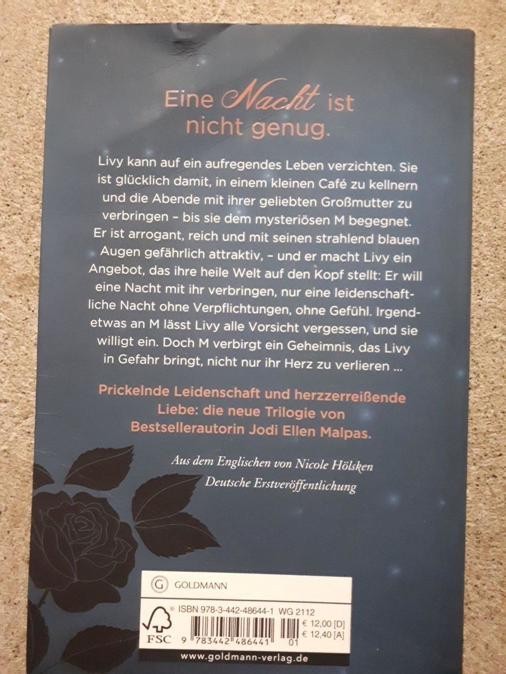 Libri: Jodi Ellen Malpas One Night – Usato da Basel venduto da Alacant 2