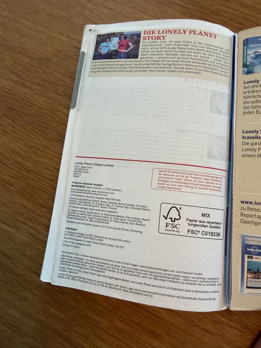 Libri: Reiseführer Lonely Planet Schottland – Usato da LUZERN venduto da Adriana_6005 2