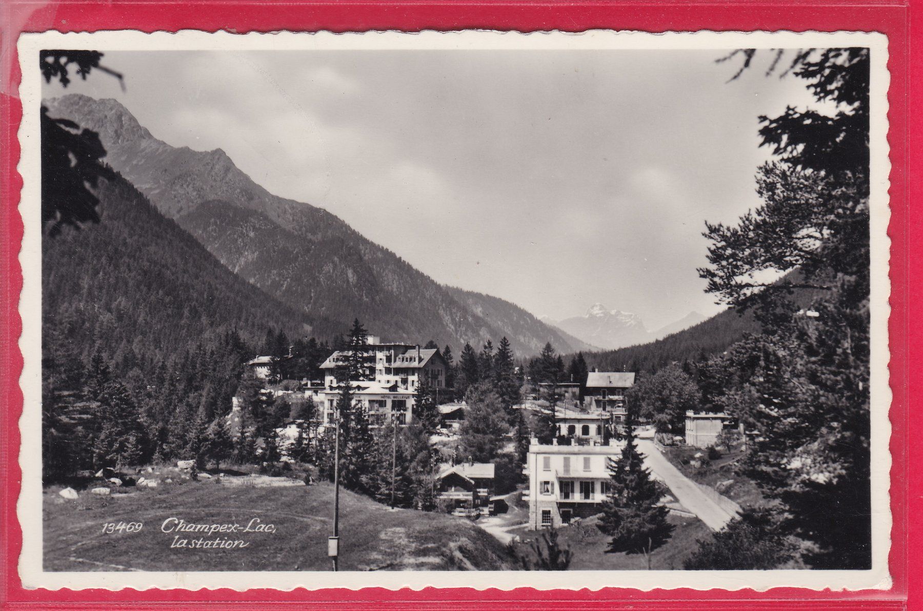 Cartoline postali: CHAMPEX -LAC, LA STATION, 9.10.1962 – Usato da Oberrieden venduto da Gebirgsstelze