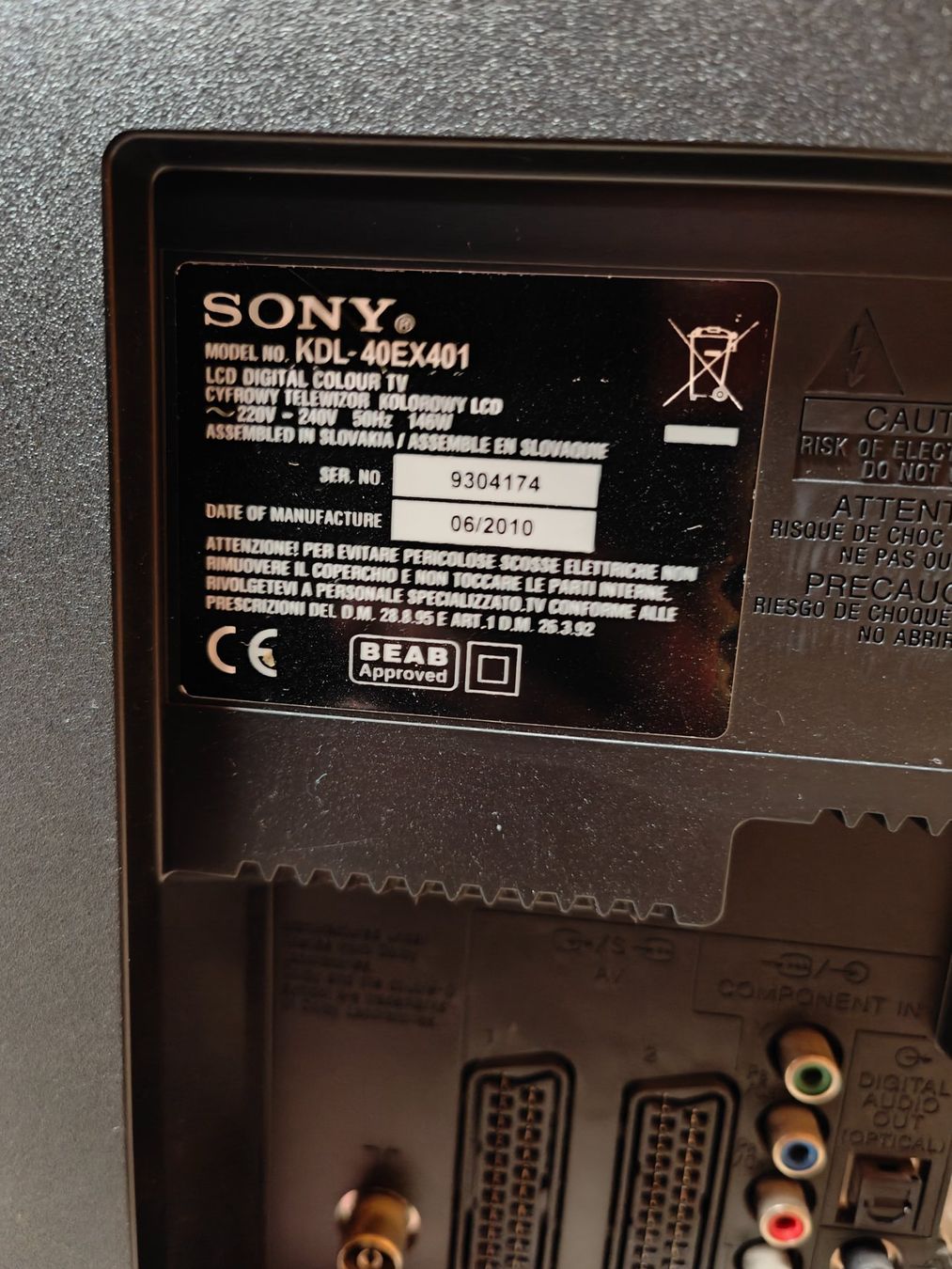 Sony Fernseher: Sony Bravia KDL-40EX401 – Gebraucht aus Kirchleerau von hop82 4