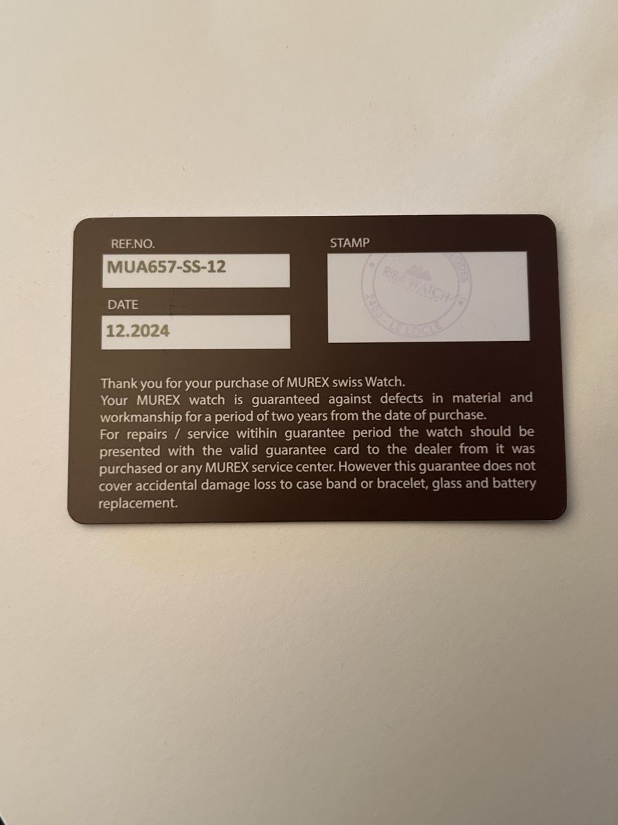 Uhren: AB 1.- NEW FULL SET MUREX OPEN HEART – Neu und originalverpackt aus Le Locle von Two_Time 7