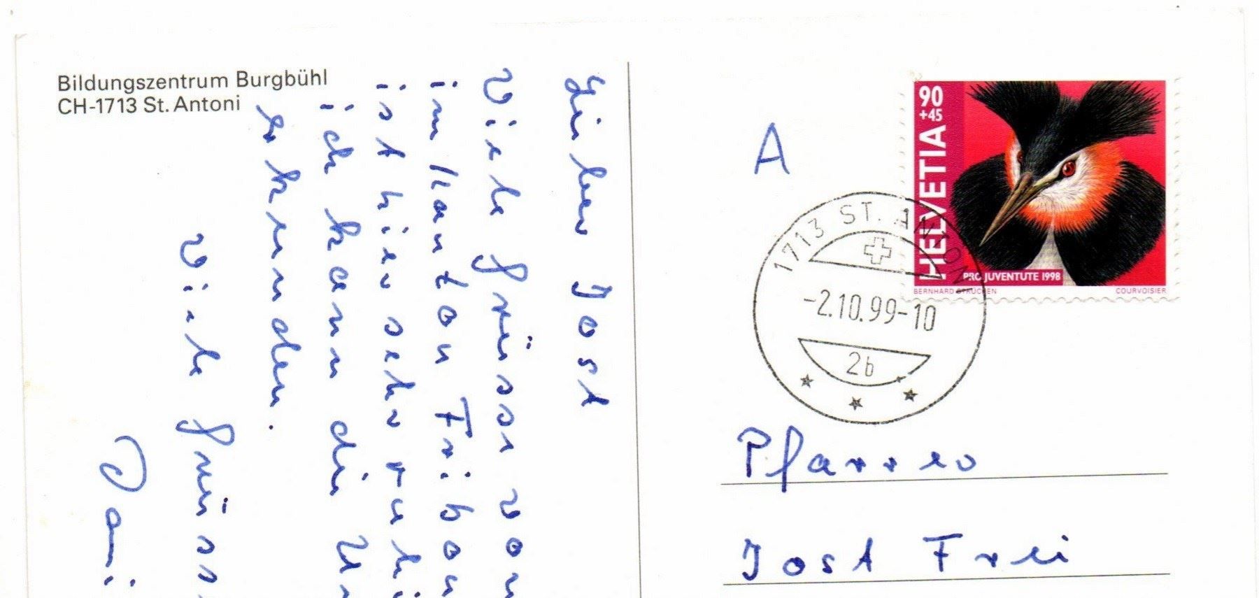 Cartoline postali: ST. ANTONI Flugaufnahme – Usato da Jona venduto da philajona 1