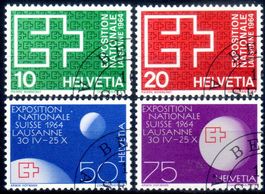 EXPO LAUSANNE 1964 SERIE GESTEMPELT AUSGABETAG - UT1