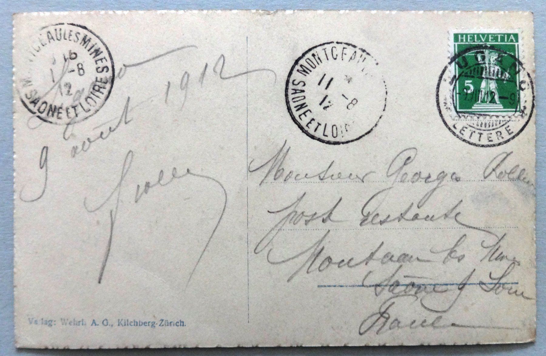Cartoline postali: Lugano, Monte S. Salvatore – Usato da Fétigny venduto da Billy2miny 1