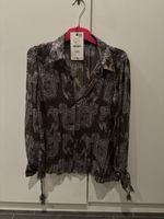 Damen Bluse mit Paisley Muster Grösse S neu von Zara