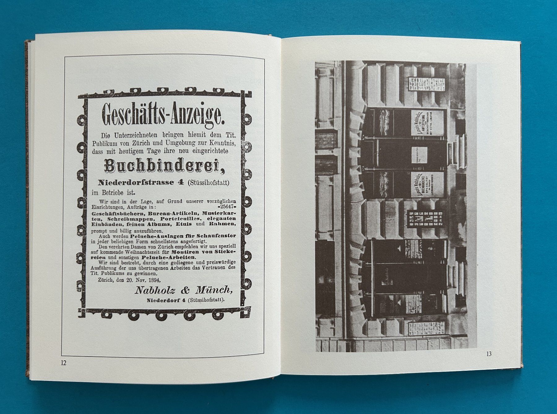 Libri: ZWEI ZÜRCHER BUCHBINDER – Usato da Zürich venduto da Domus09 3