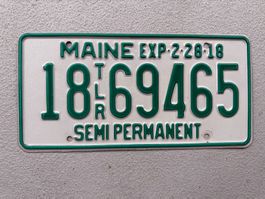 🇺🇸🇺🇸 USA MAINE  Nummernschild # VACATIONLAND🇺🇸🇺🇸