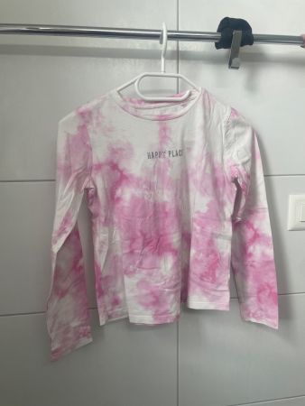 Pink Tie-Dye Longsleeve Shirt, Grösse S, Top Zustand!