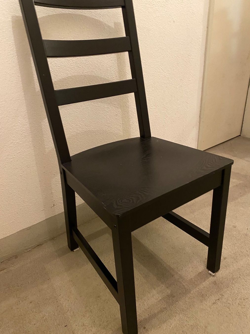 Ikea Sedie: NORDVIKEN Stühle, 4 Stück, schwarz – Usato da Zürich venduto da twibbi 1