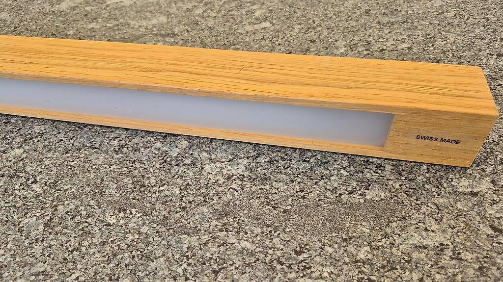 Lampen: LED Hängeleuchte aus Eichenholz – Gebraucht aus Baden von swissness85 1
